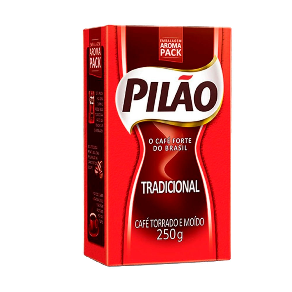 Café Torrado e Moído Vácuo Pilão 250g