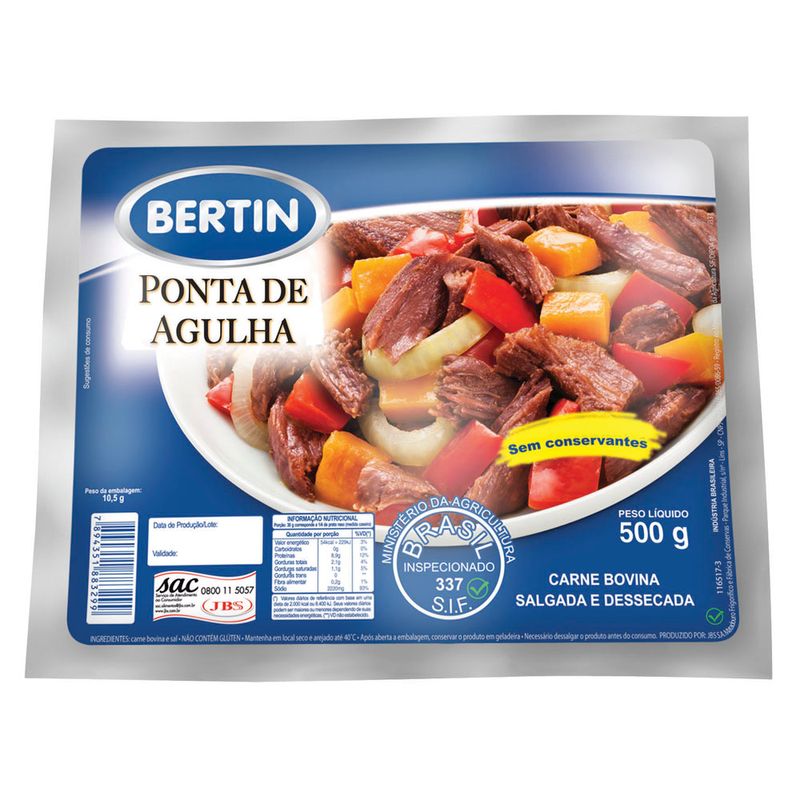 CHARQUE-PONTA-AGULHA-BERTIN-500G--------