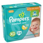 FRALDA-PAMPERS-CONFORTSEC-XG-34---------