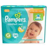 FRALDA-PAMPERS-CONFORTSEC-G-38----------
