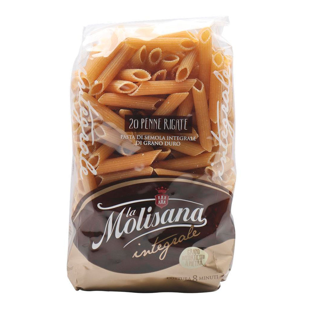Massa Italiana Integral Penne Molisana 500g