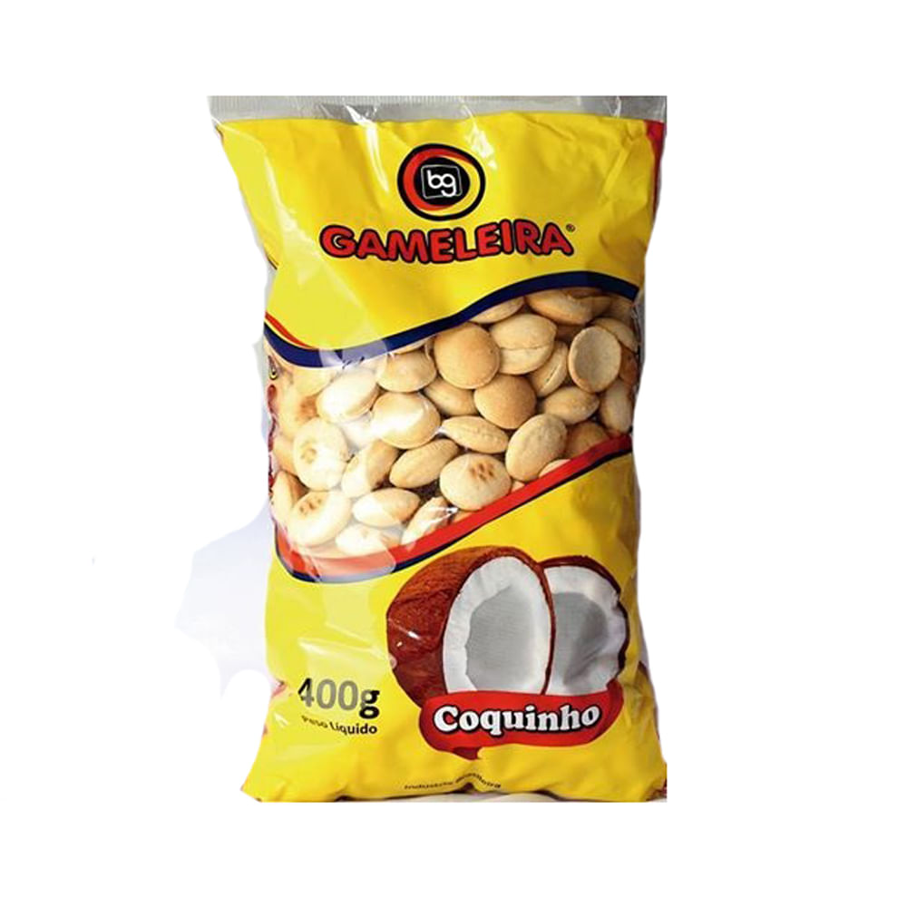 Biscoito Gameleira Coco Coquinho 400g