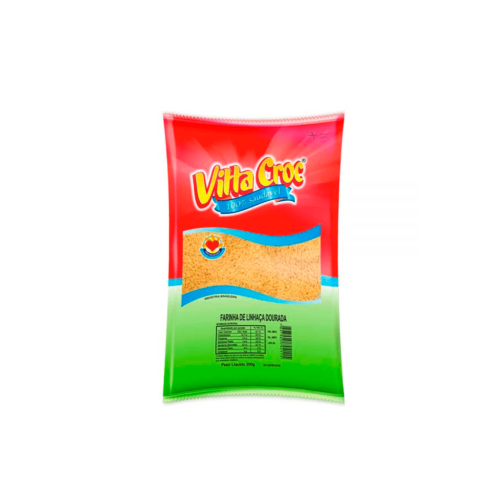Farinha Linhaca Vitta Croc Dourada 200g