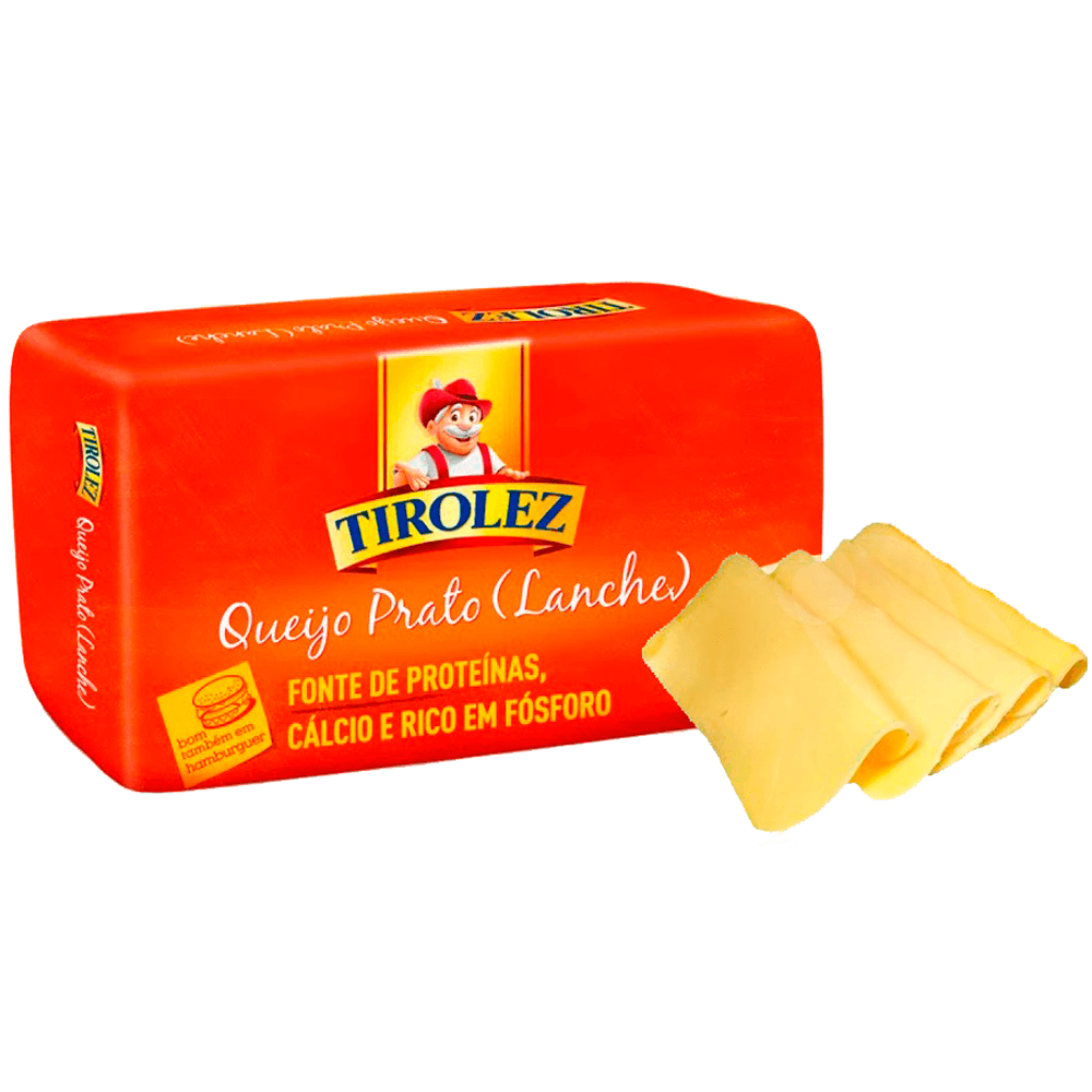 Queijo Prato Tirolez Fatiado Bandeja 250g