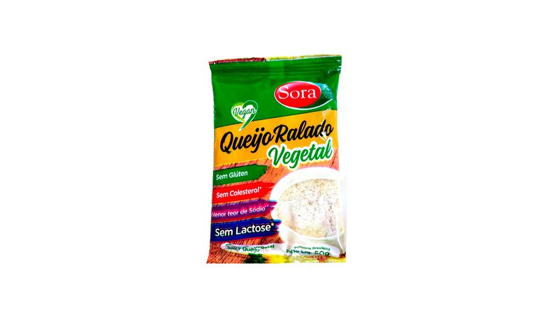 Queijo Ralado Gorgonzola Vegetal Sora 50g - Vegano - Loja Vegana