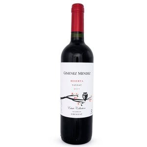 Vinho Tinto Uruguaio Gimenez Mendez Tannat Reserva 750ml