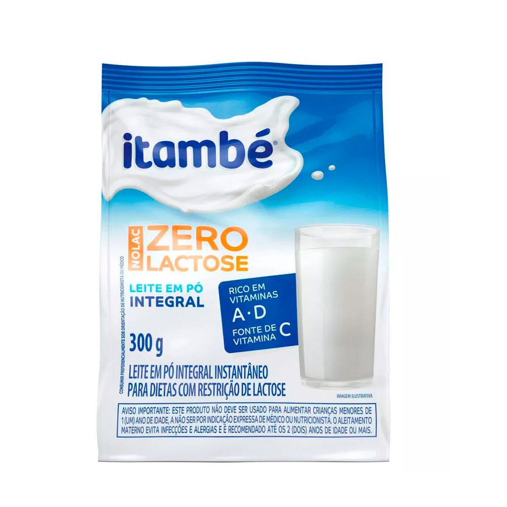 Leite Pó Nolac Zero Lactose Pouch 300g