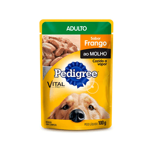 Ração Pedigree Adulto Frango Sachê 100g