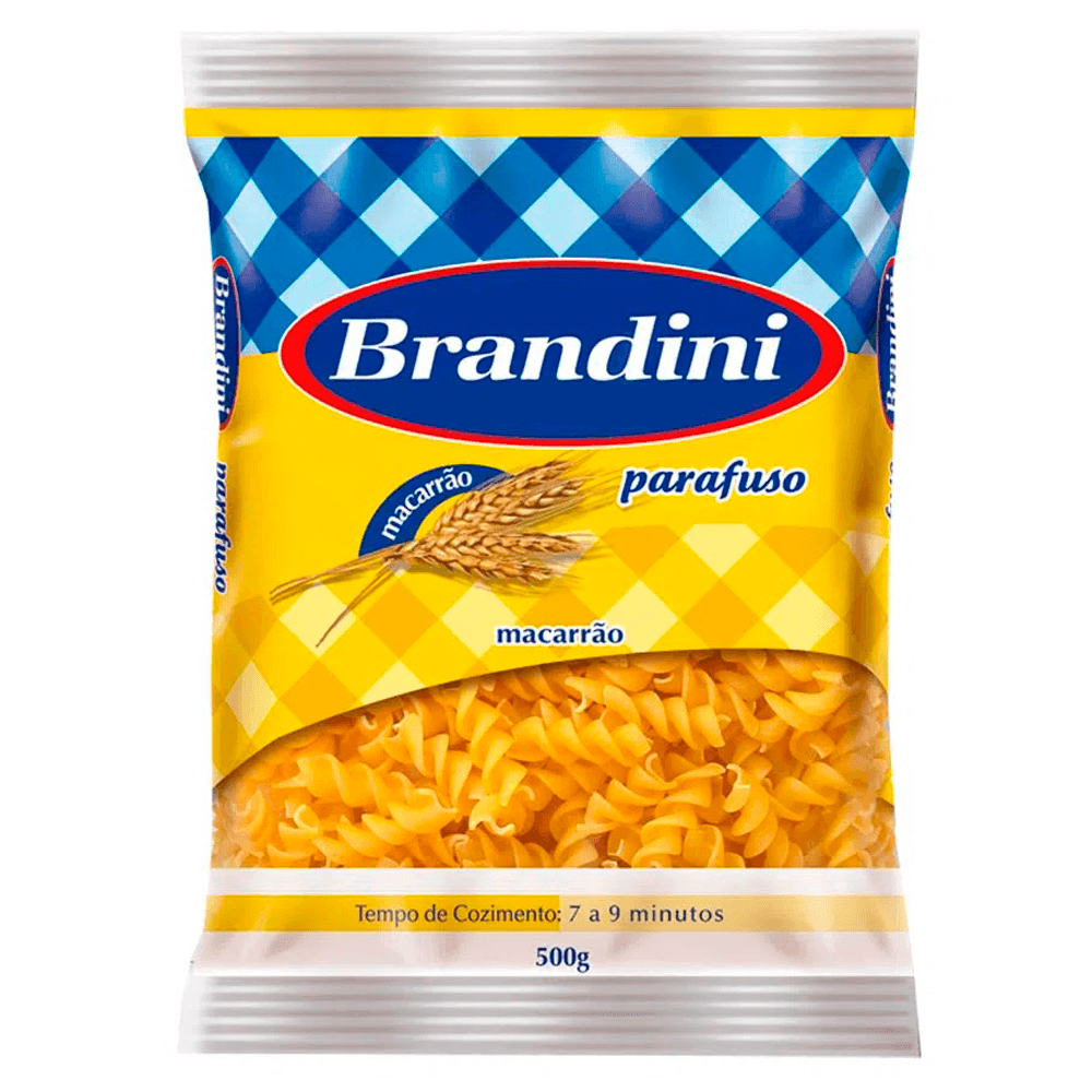 Massa Parafuso Brandini Comum 500g