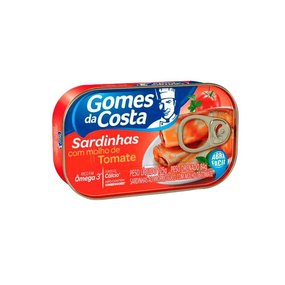 Sardinha com Molho de Tomate Gomes da Costa 125g
