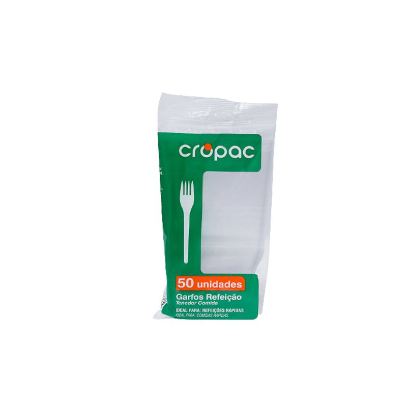 Garfo-Descartavel-Cropac-Cristal-Com-50-Unidades