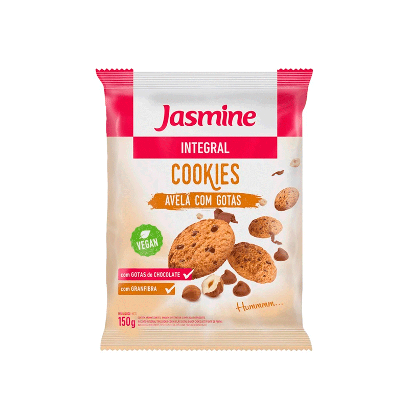 Biscoito-Cookies-Jasmine-Integral-Gotas-De-Chocolate-150g