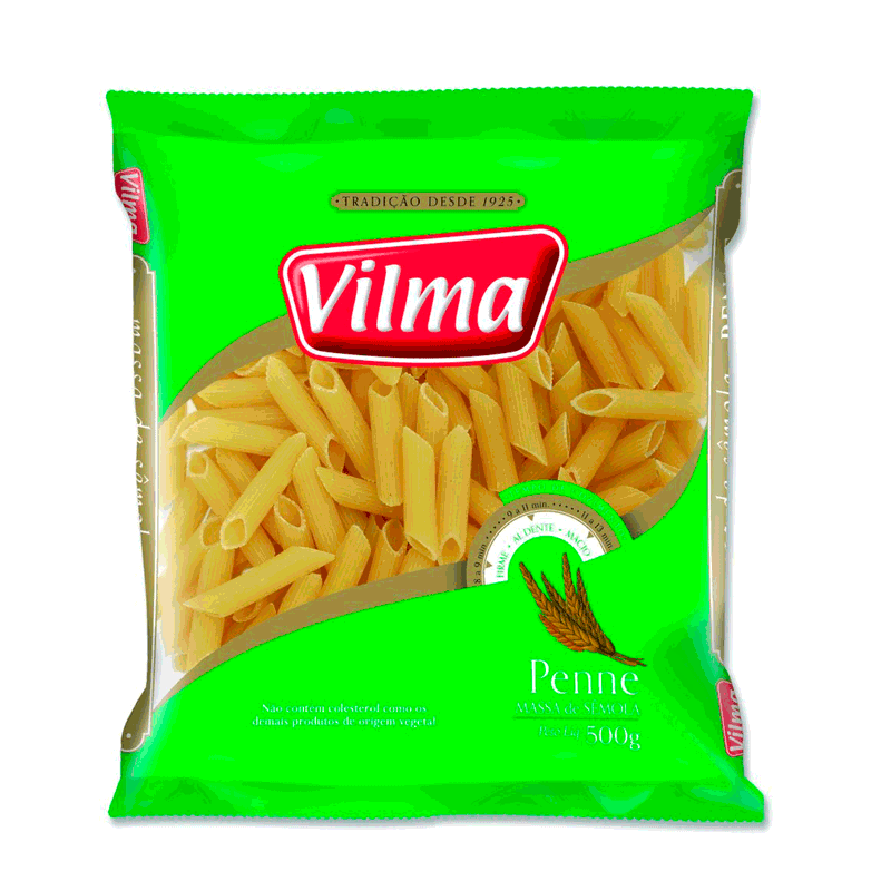 Massa-Penne-Vilma-Semola-500g