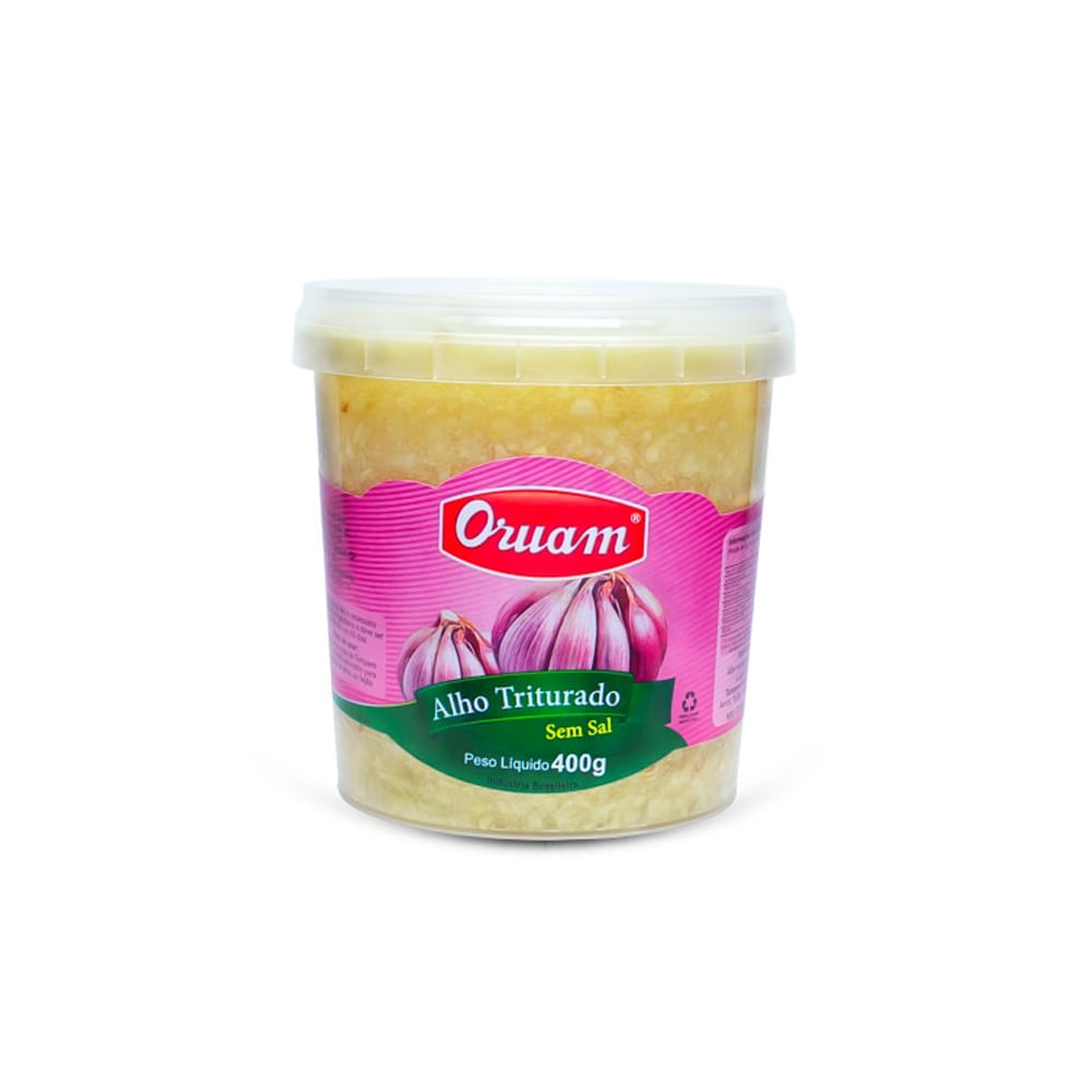Alho Triturado Oruam 400g