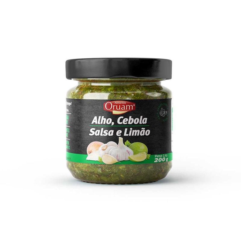 Alho-Cebola-Salsa-Oruam-Limao-200g