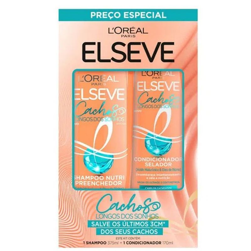 Kit-Shampoo-375ml-Condicionador-170ml-Elseve-Cachos-Dos-Sonhos