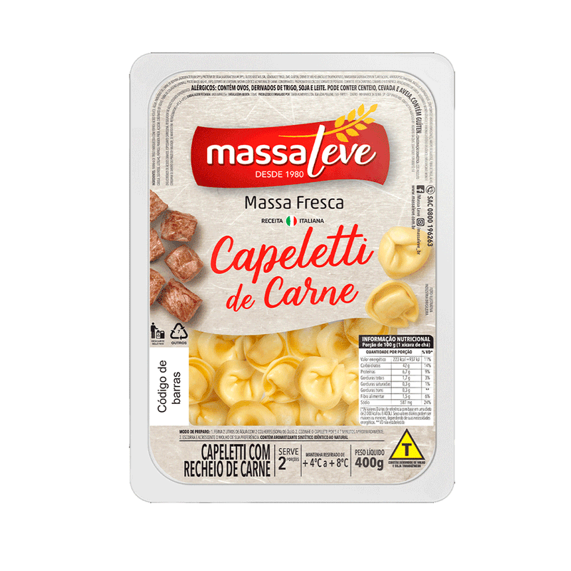 Capeletti-Massa-Leve-Carne-400g