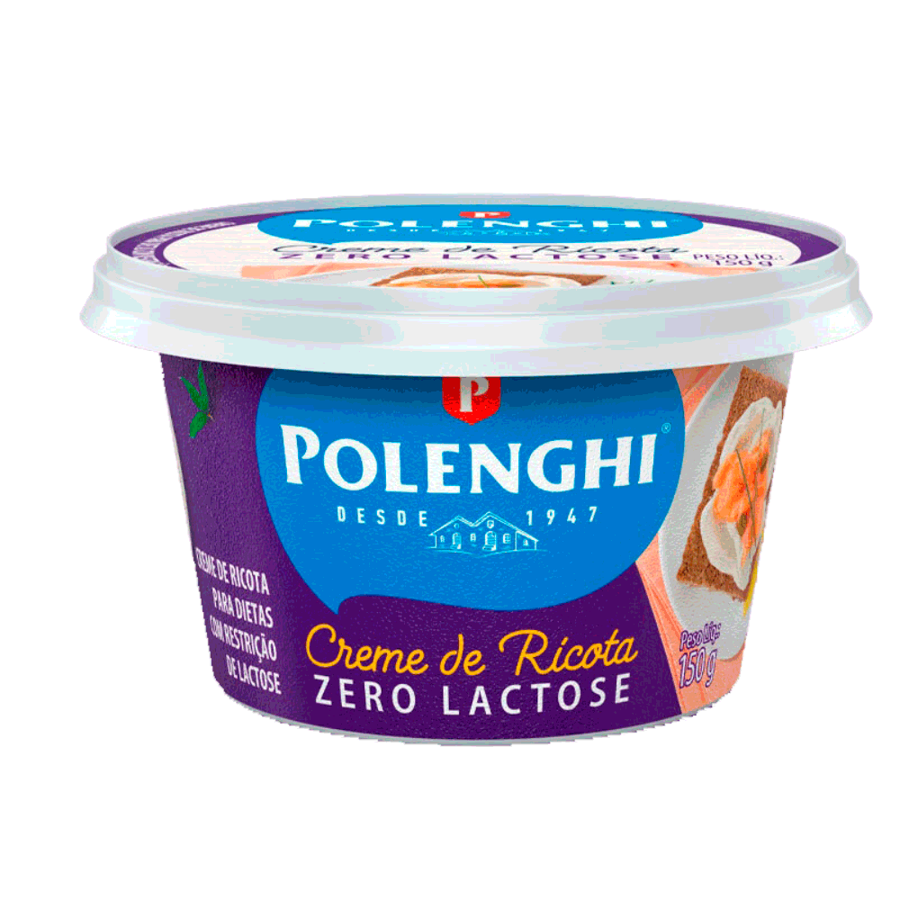 Creme Ricota Polenghi sem lactose 150g