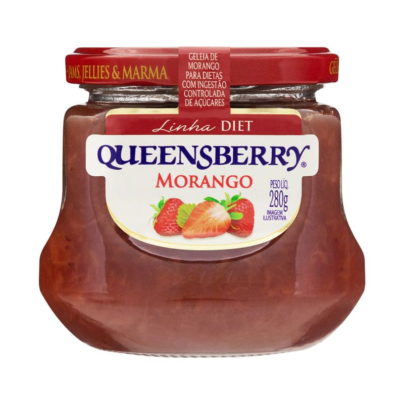 Geleia-Diet-Queensberry-Morango-280g
