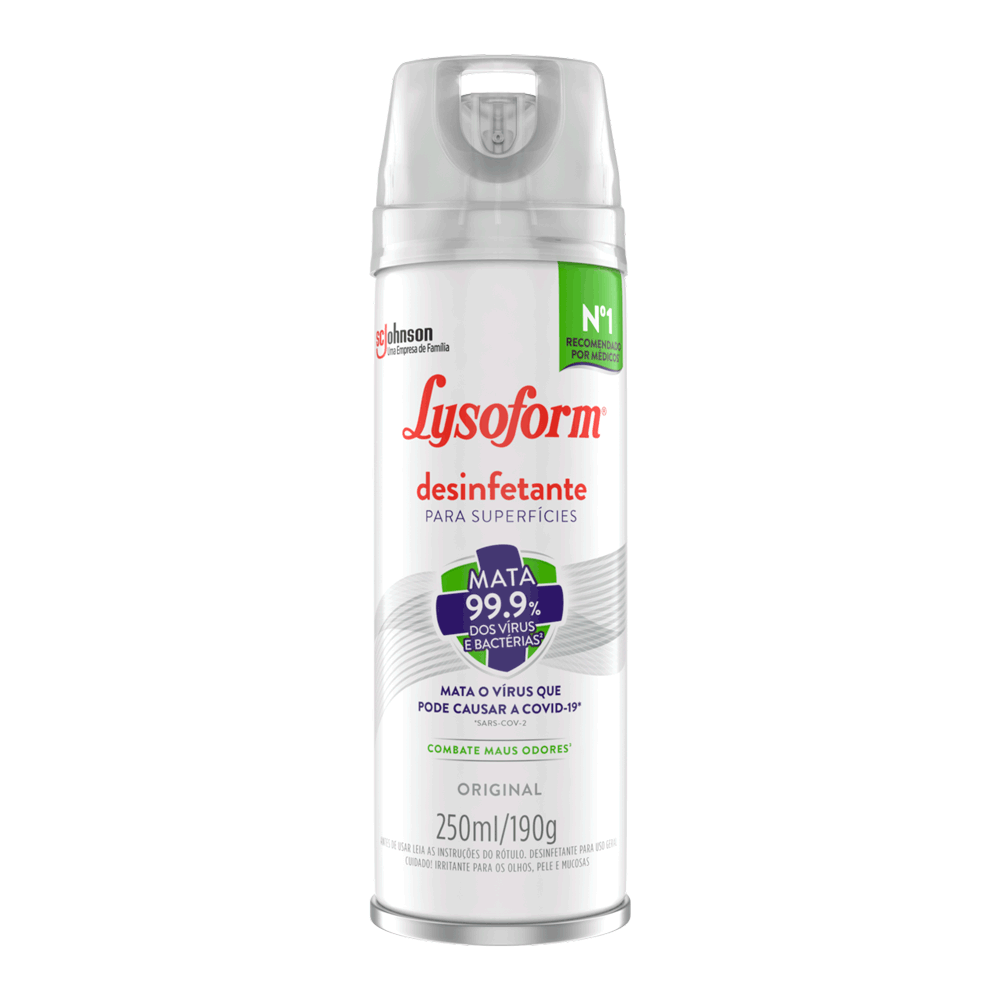 Desinfetante Aerosol Lysoform Original 250ml