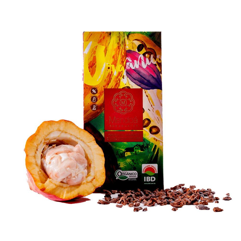 Chocolate 81 Mendoa Organico Cacau Com Nibs 80g