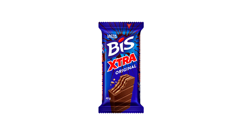 Chocolate Ao Leite Bis Lacta Xtra 45g