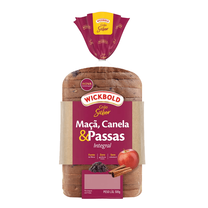 Pao-Forma-Integral-Wickbold-Maca-Canela-Passas-500g
