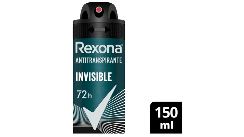 Antitranspirante Rexona Feminino Aerosol Invisible 150ml