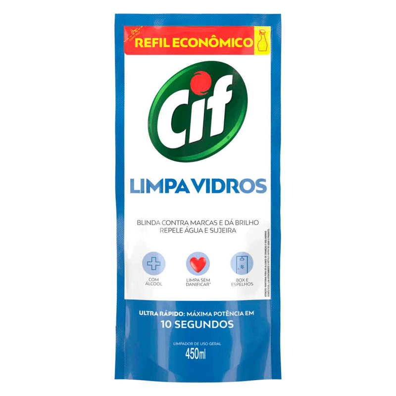 Limpador-Vidro-Cif-Doy-Ultra-Rapido-Refil-450ml