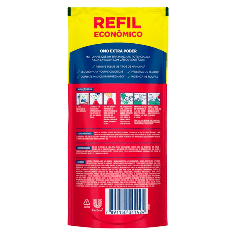 Alvejante-Tira-Mancha-Omo-Roupa-Colorida-Refil-450ml