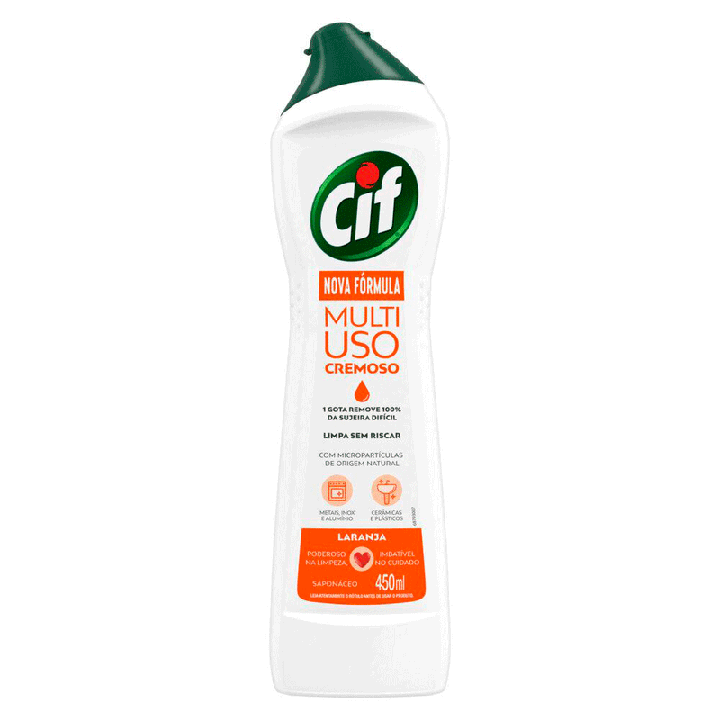 Saponaceo-Cremoso-Cif-Laranja-450ml