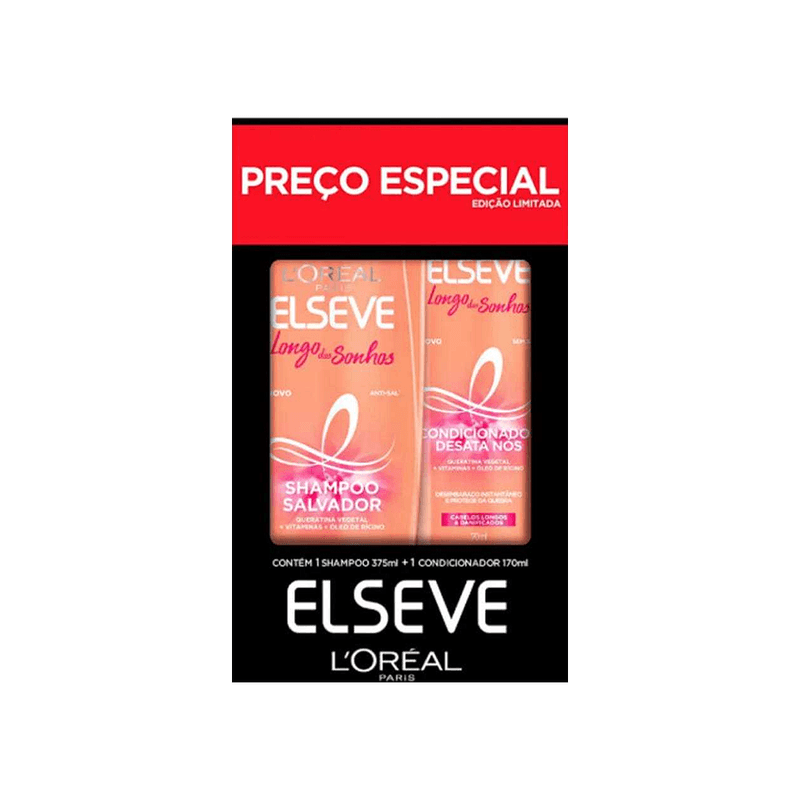 Kit-Shampoo-375ml-Condicionador-170ml-Elseve-Longo-Sonhos