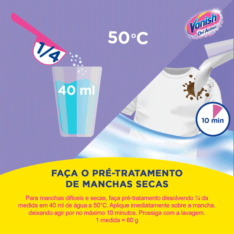 Alvejante-Vanish-White-Refil-400g
