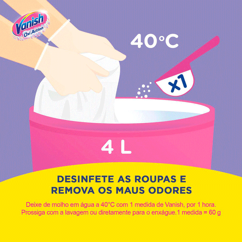 Alvejante-Vanish-White-Refil-400g