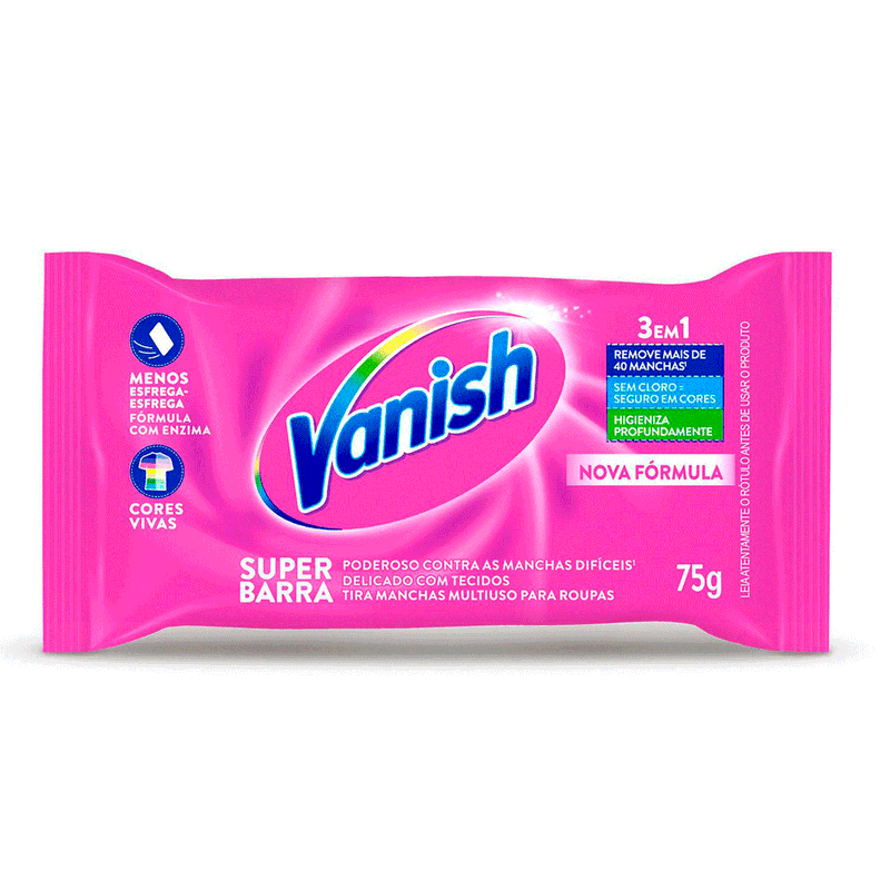 Alvejante-Vanish-Super-Barra-75g