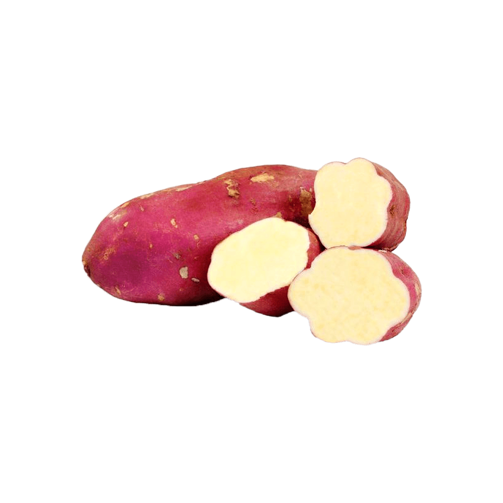 Batata Doce Rosada Cortada 1 Unidade 1010g