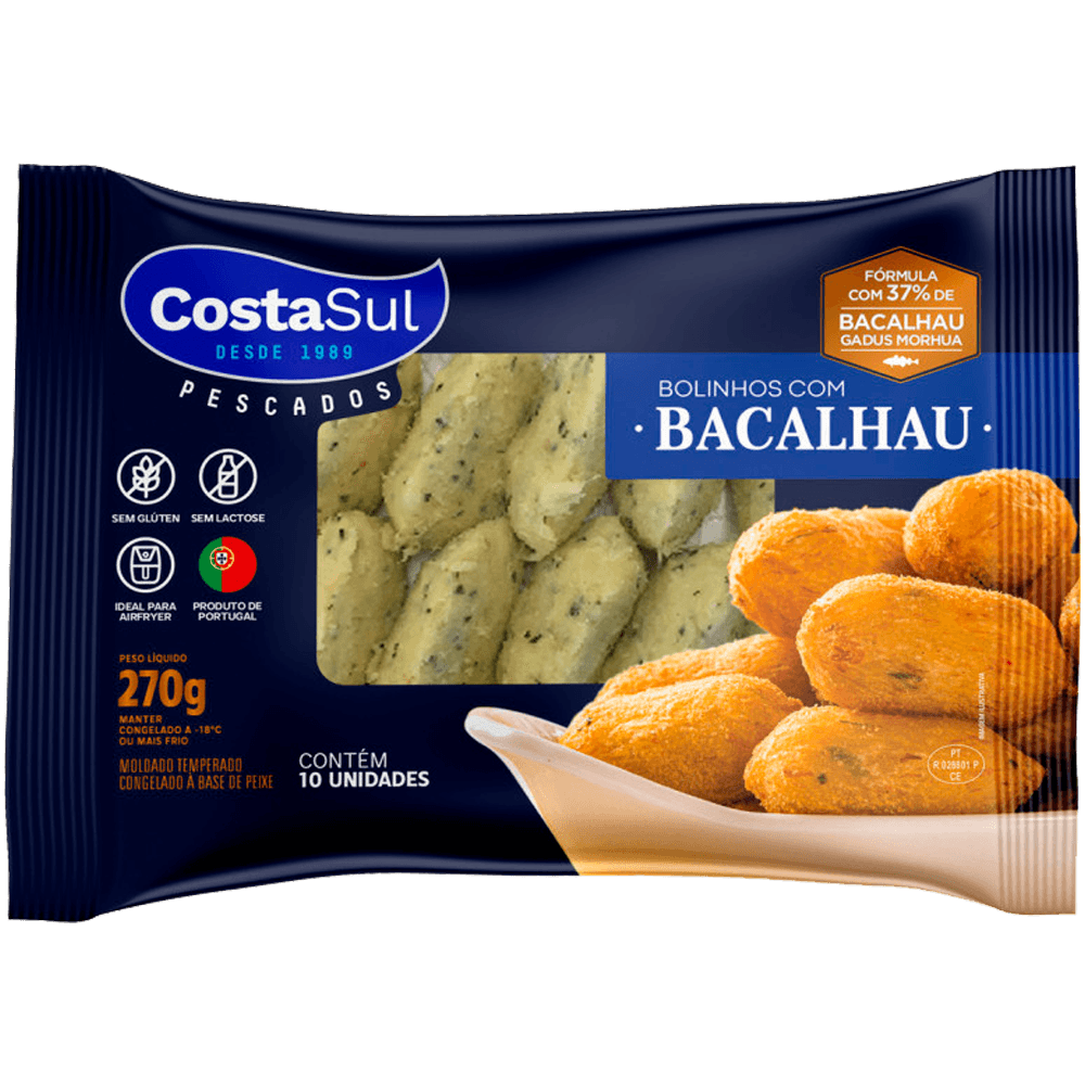 Bolinho Bacalhau Costa Sul 270g