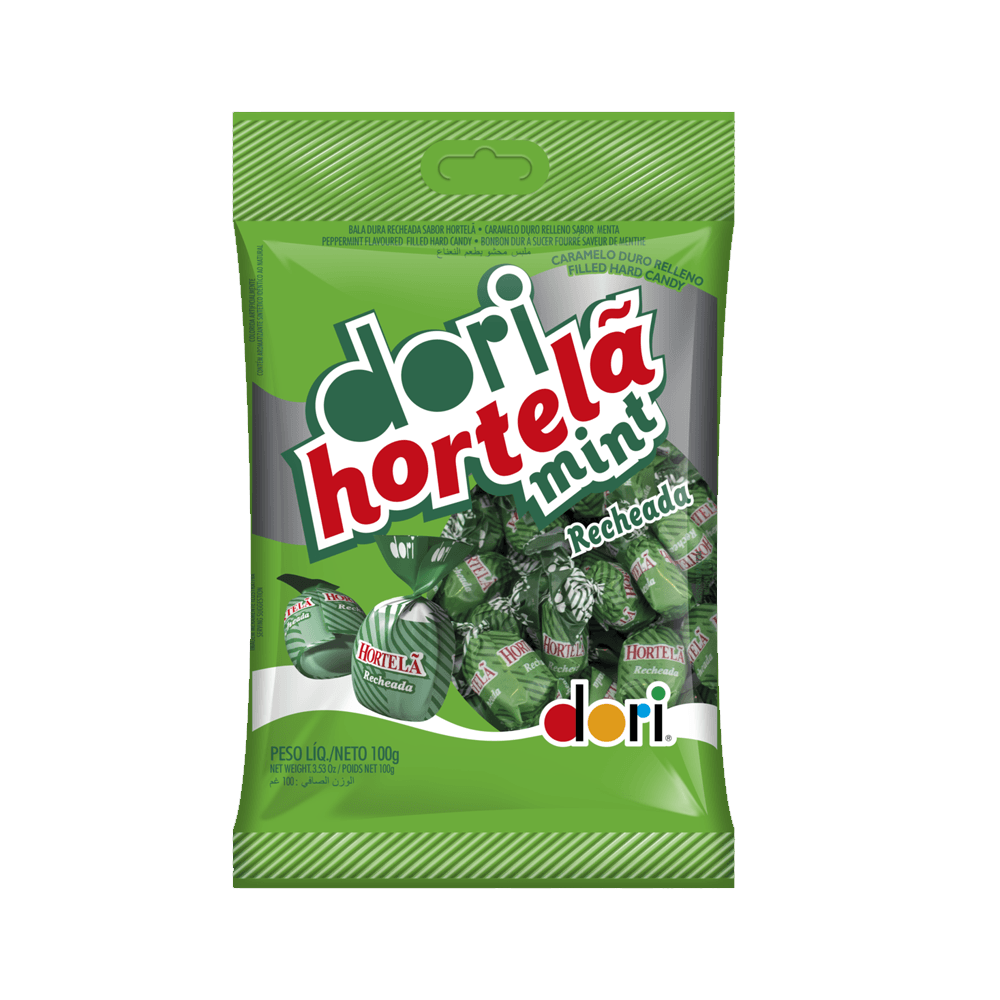 Bala Dori Recheada Hortelã 100g