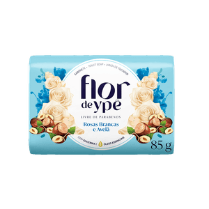Sabonete Flor De Ypê Rosas Brancas E Avelã 85g