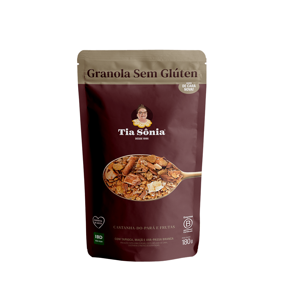 Granola Tia Sônia Sem Glúten 180g