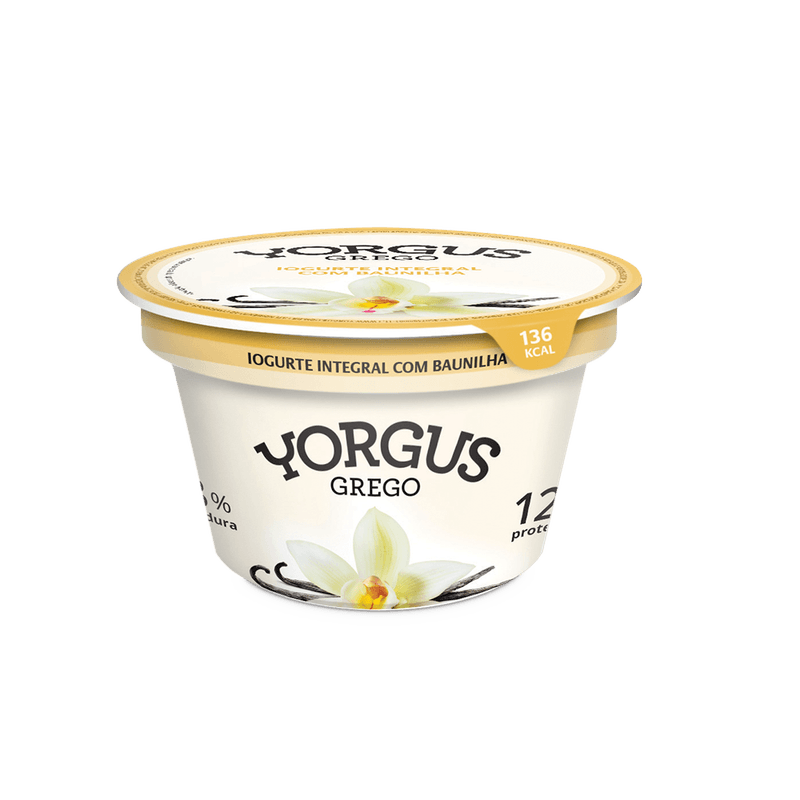 Iogurte Proteico Integral Yorgus 15G Proteína Baunilha 130g