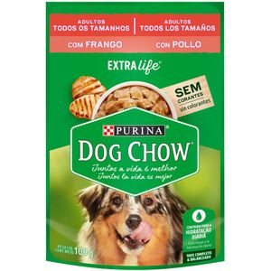 Ração Dog Chow Adultos Frango Sachê 100g
