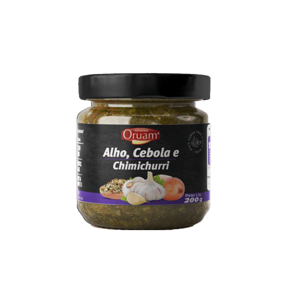 Alho Cebola e Chimichurri Oruam Triturado 200g