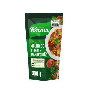 Molho Tomate Knorr Manjericão Sachê 300g