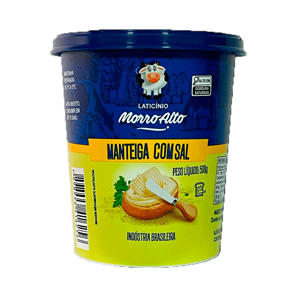 Manteiga Morro Alto Com Sal 500g