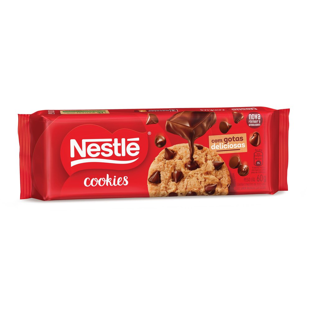 Cookie Classic Baunilha com Gotas de Chocolate 60g