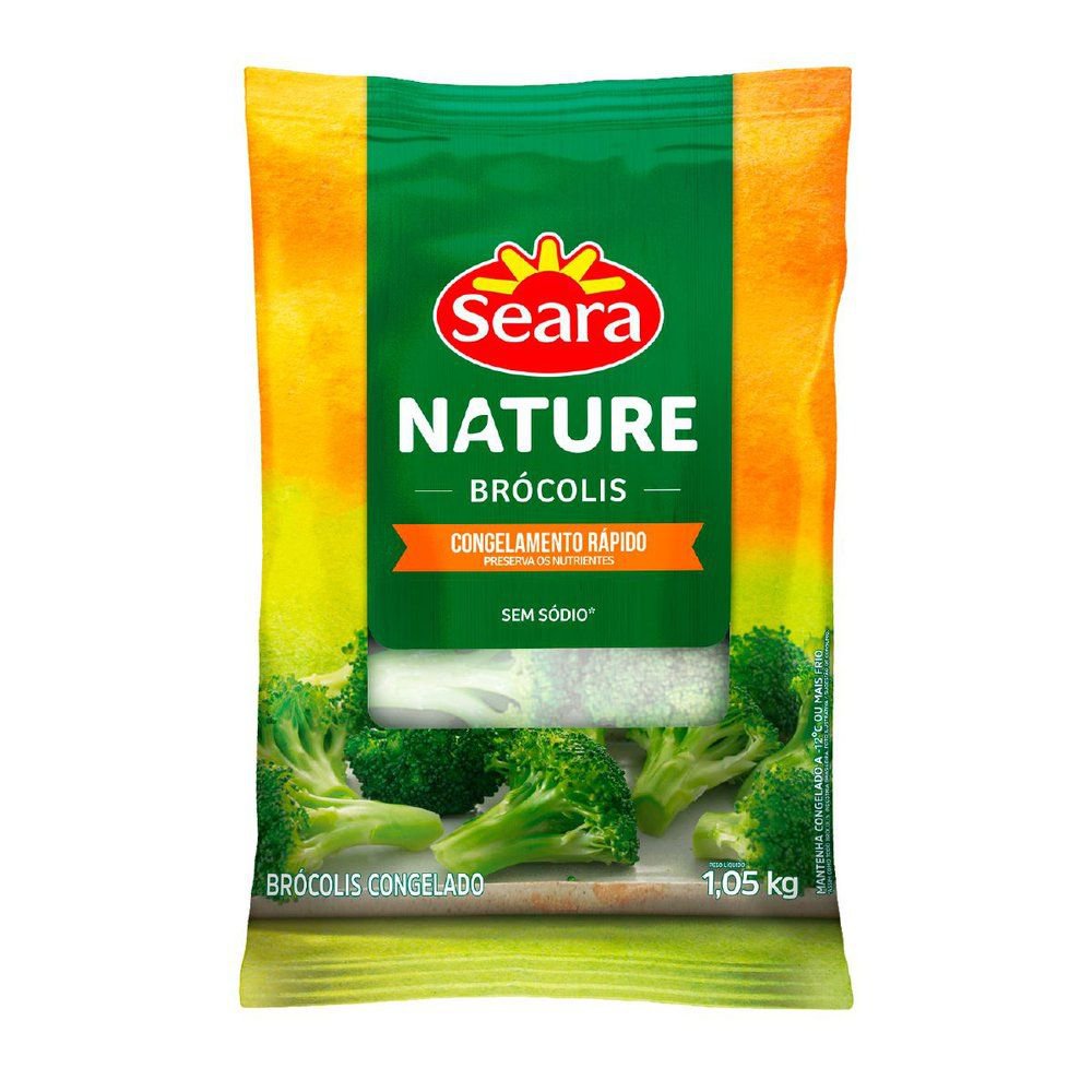 Brócolis Seara Congelado Pacote com 1,05kg