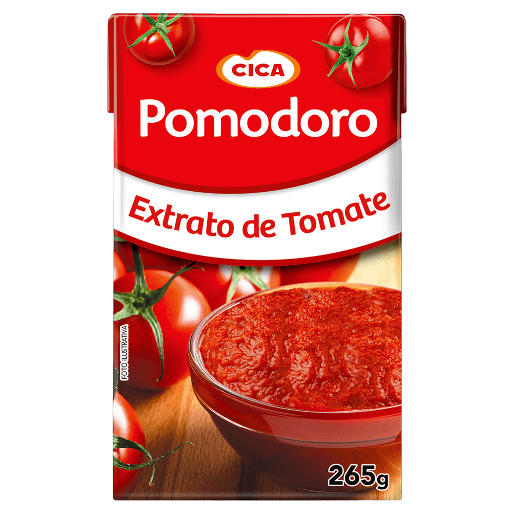 Extrato De Tomate Pomodoro 265g 