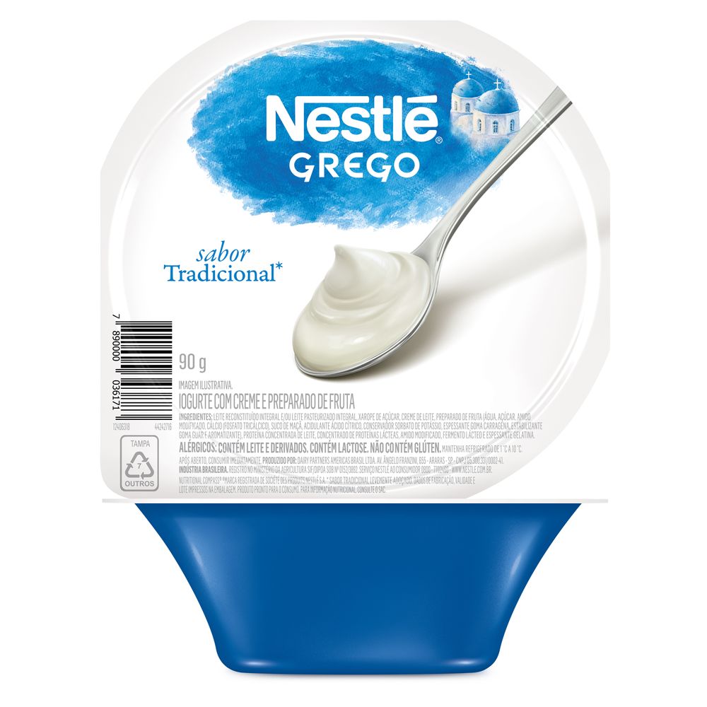 Iogurte Grego Nestlé Tradicional 90g