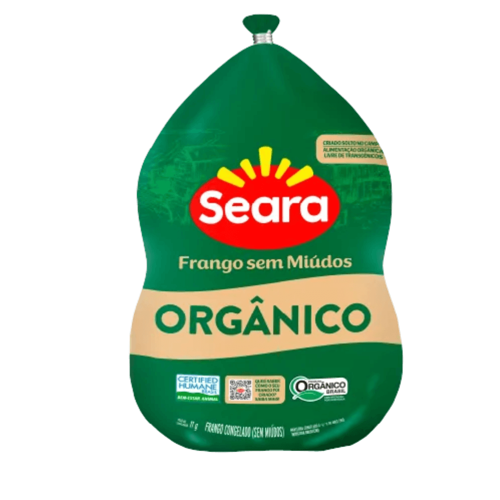 Frango Orgânico Seara Congelado 1 Unidade 2000g